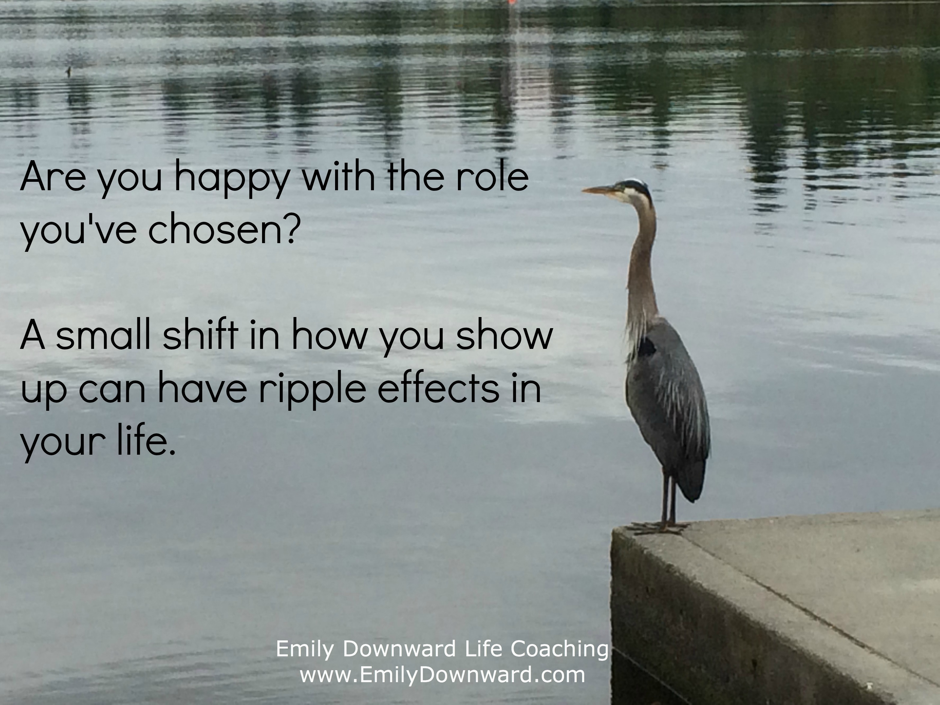 A small shift in how you show up can have ripple effects in your life.